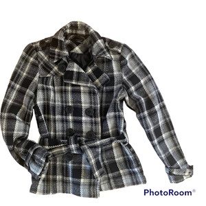 Size medium Maurice’s plaid button down jacket